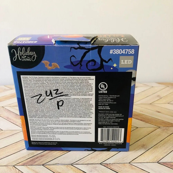 Holiday Living ORANGE PURPLE BULB 25-Watt EQ A19 Orange LED Light Bulb (2-Pack) - Picture 3 of 6